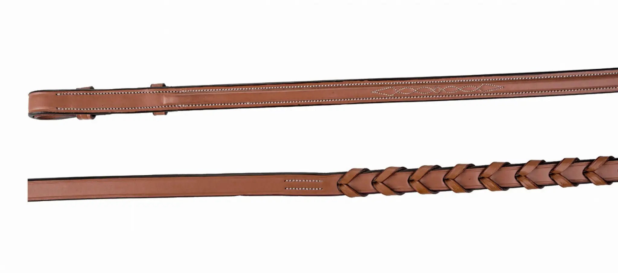 Laureate by Henri de Rivel Fancy Stitched Raised Laced Reins - from JPC Equestrian