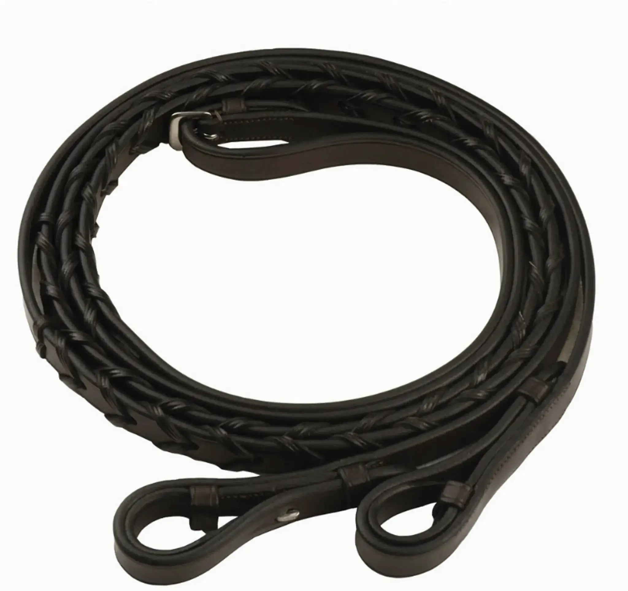 Henri de Rivel Advantage Extra Long Flat Laced Reins - from JPC Equestrian