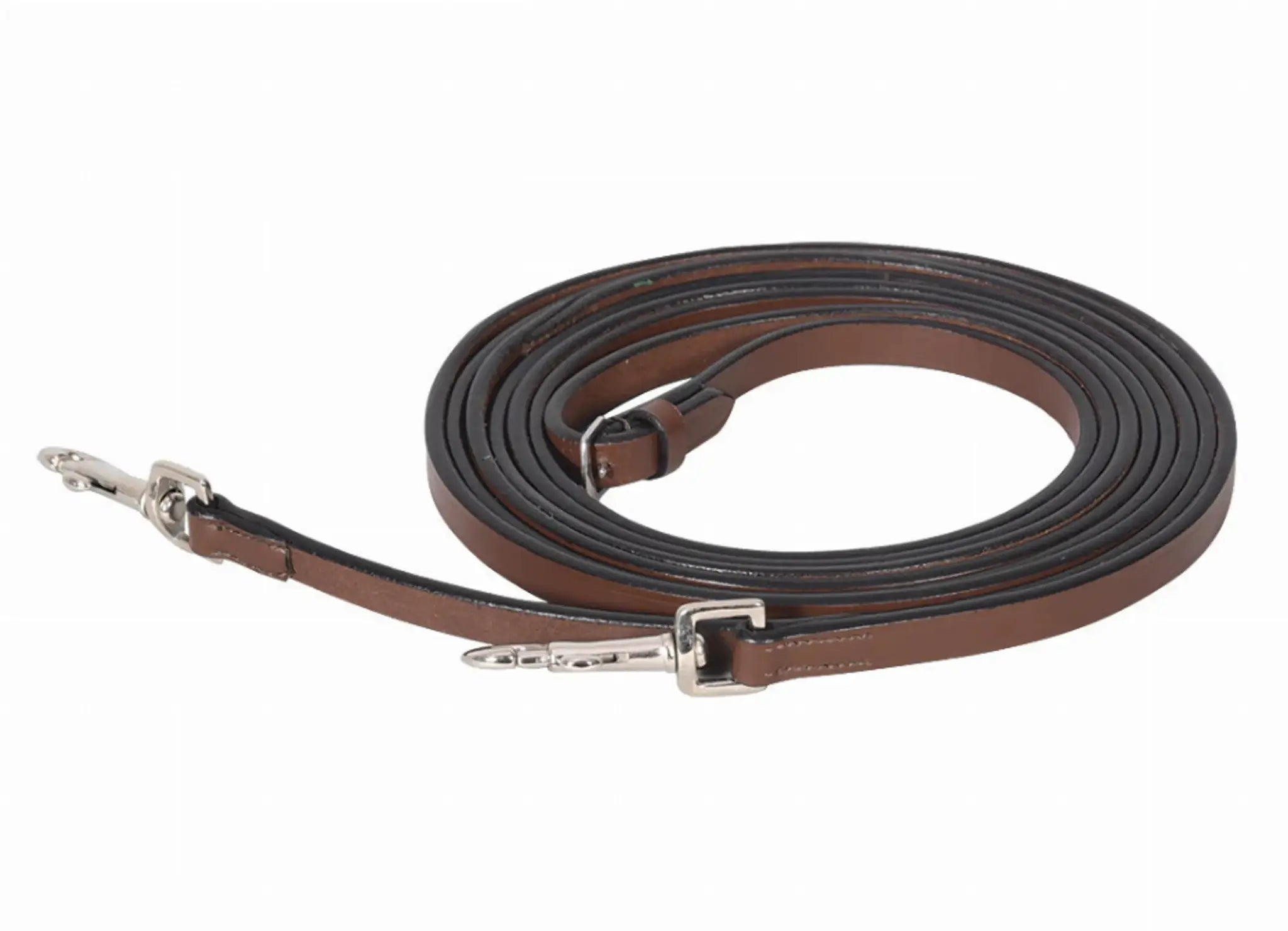 Henri de Rivel Advantage Breastplate Draw Reins - Full Leather with Breastplate Snap - from JPC Equestrian