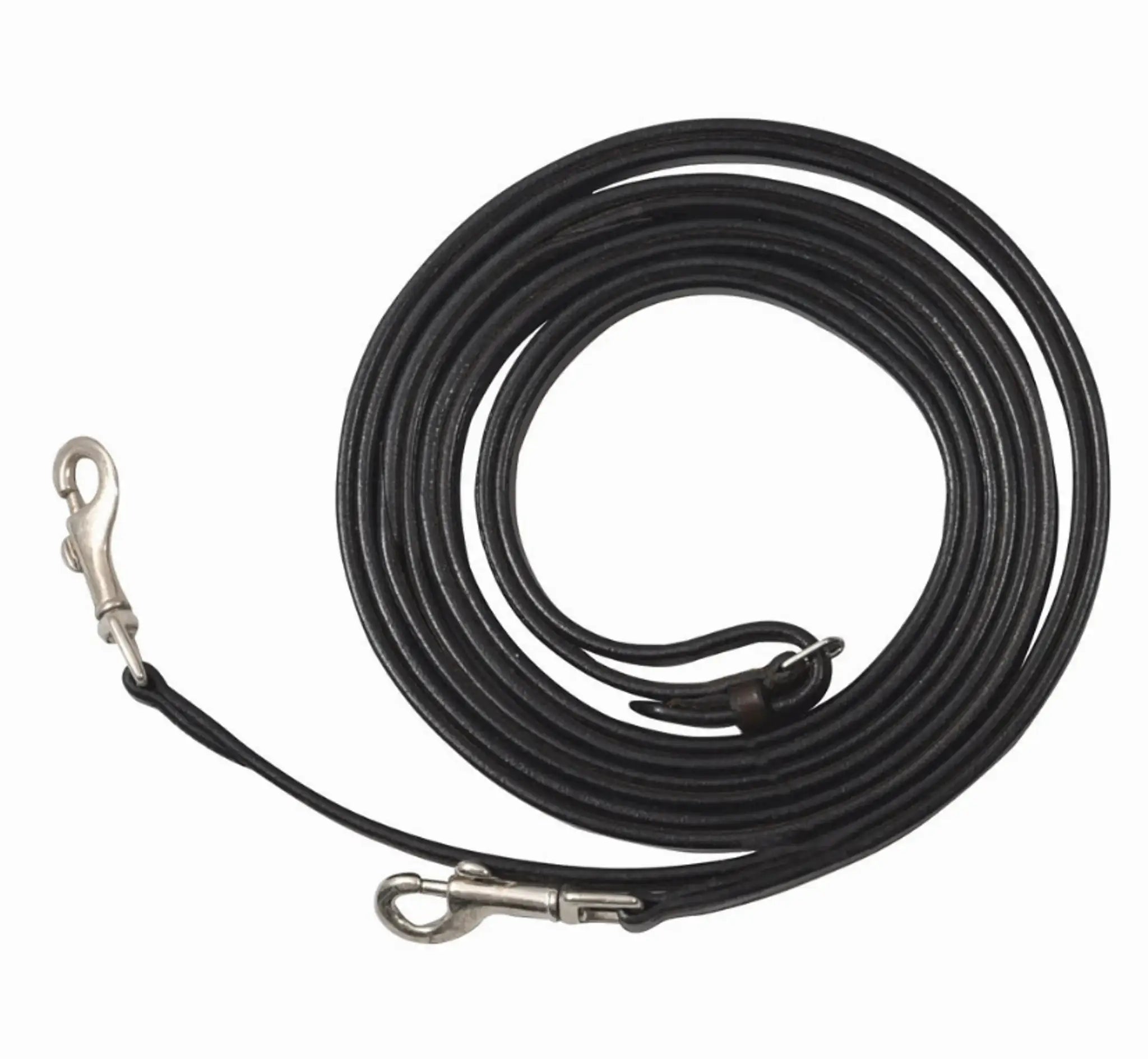 Henri de Rivel Advantage Breastplate Draw Reins - Full Leather with Breastplate Snap - from JPC Equestrian