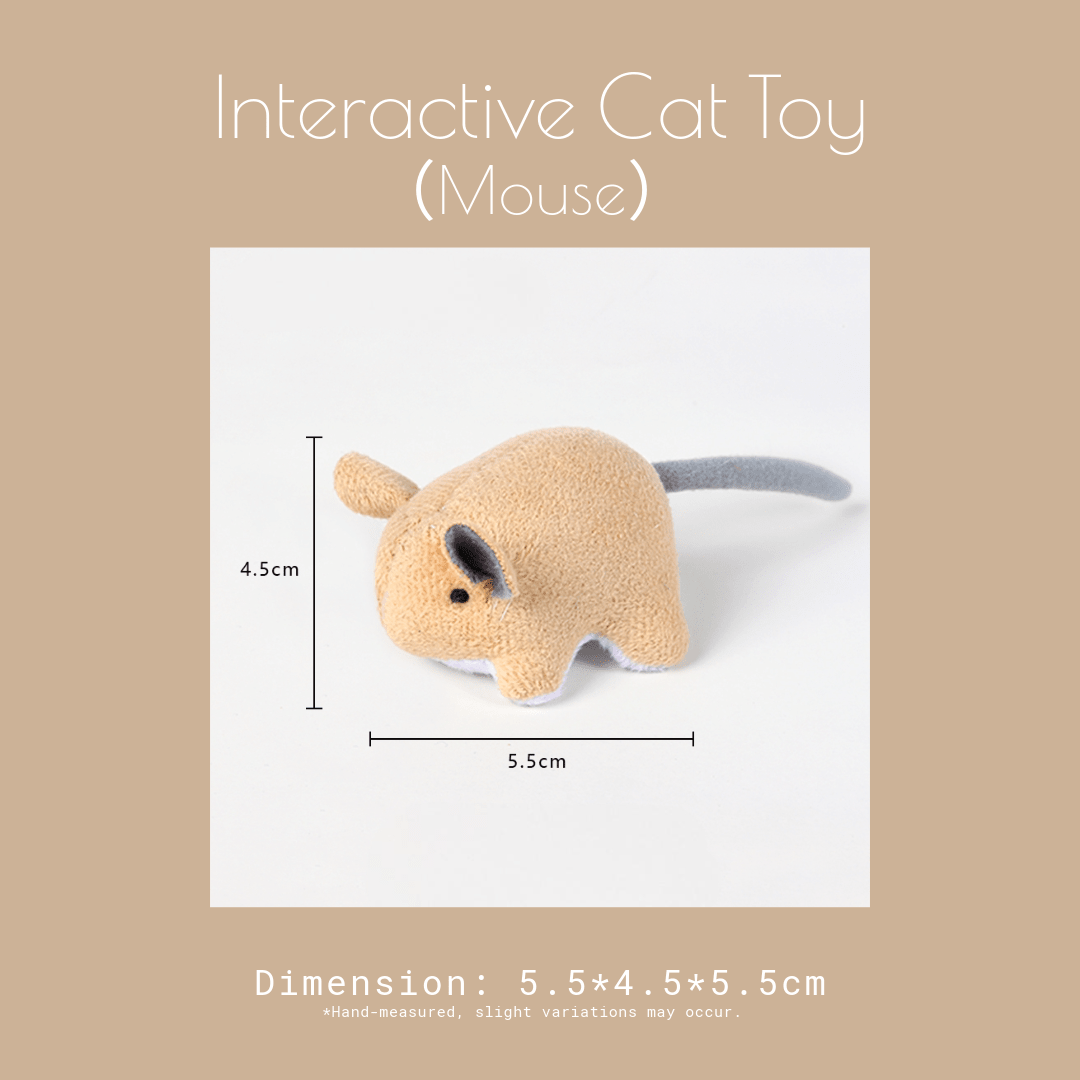 Paper Park Mouse Cat Toy – with dimensions