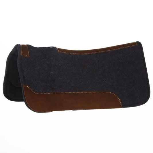 Mayatex Grey 32x32 Synthetic Felt Saddle Pad 1 Inch Thick by Mayatex