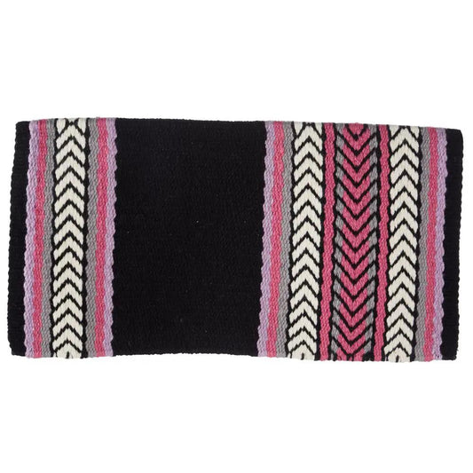Mayatex Iron Horse Design New Zealand Wool Saddle Blanket 36x34 by Mayatex