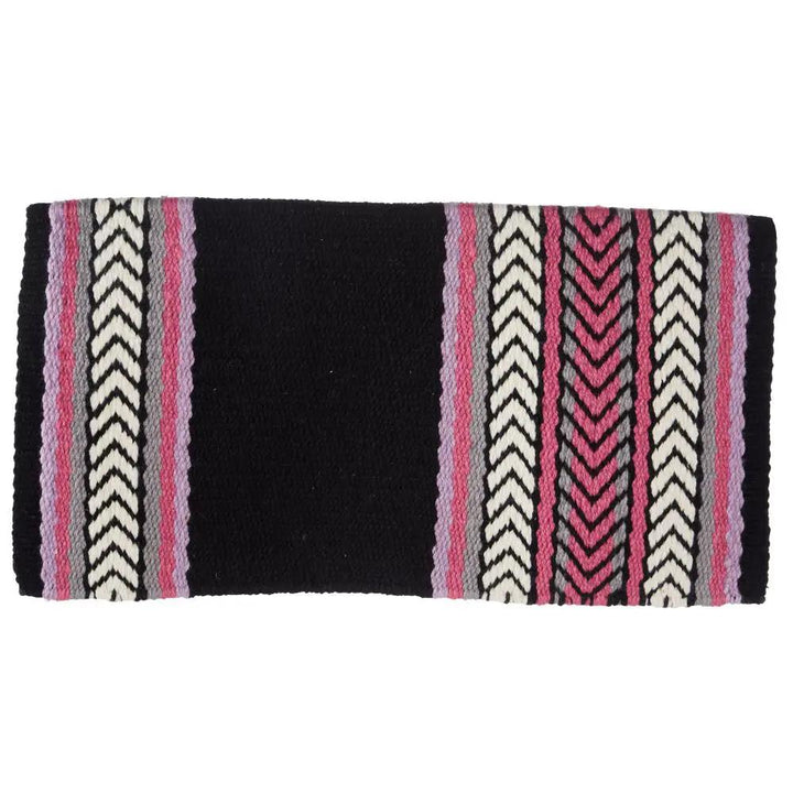 Mayatex Iron Horse Design New Zealand Wool Saddle Blanket 36x34 by Mayatex