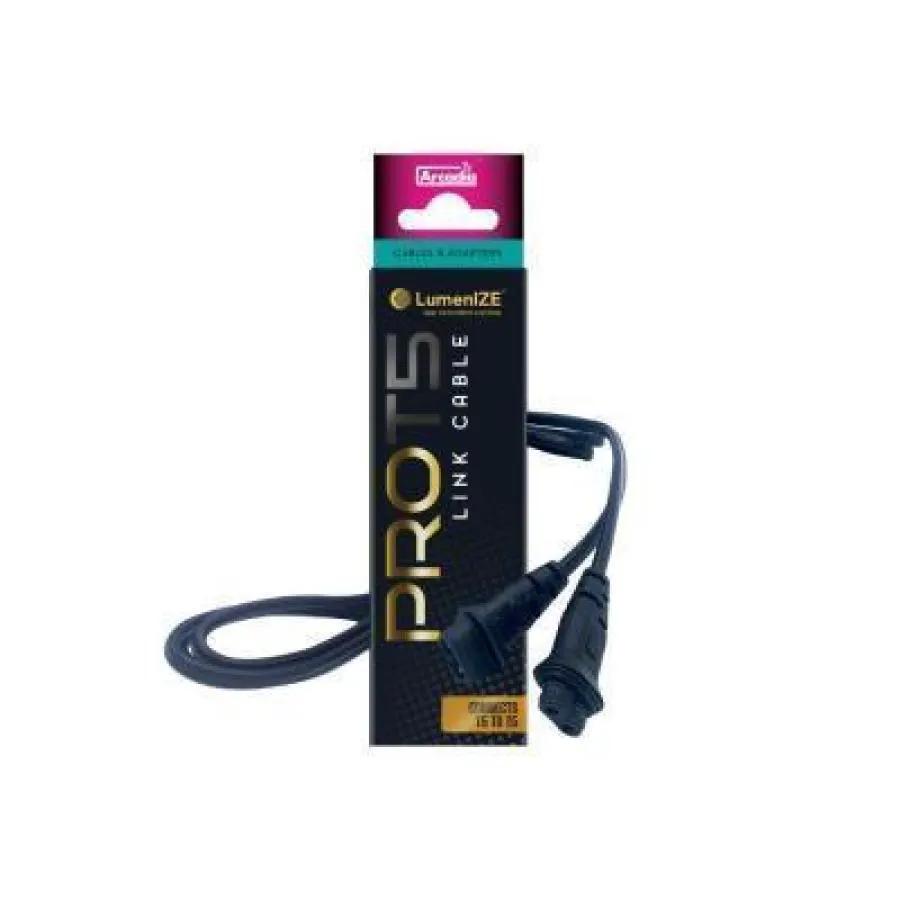 Lumenize Jumper T5-to-T5 lighting link cable by ReptiChip LLC for reptile habitats
