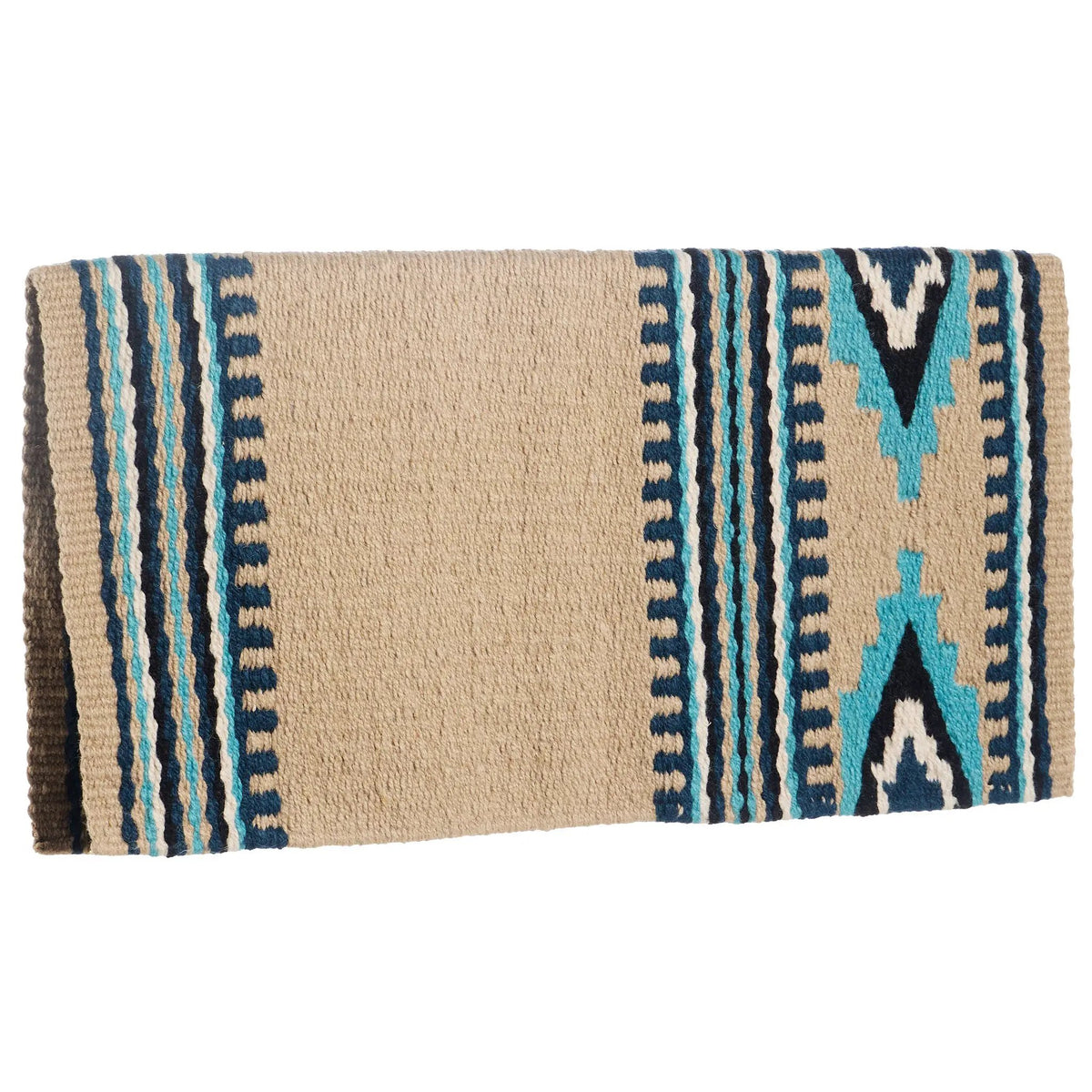 Mayatex Risen Saddle Blanket Silver Rose 34x36 100 Percent NZ Wool by Mayatex