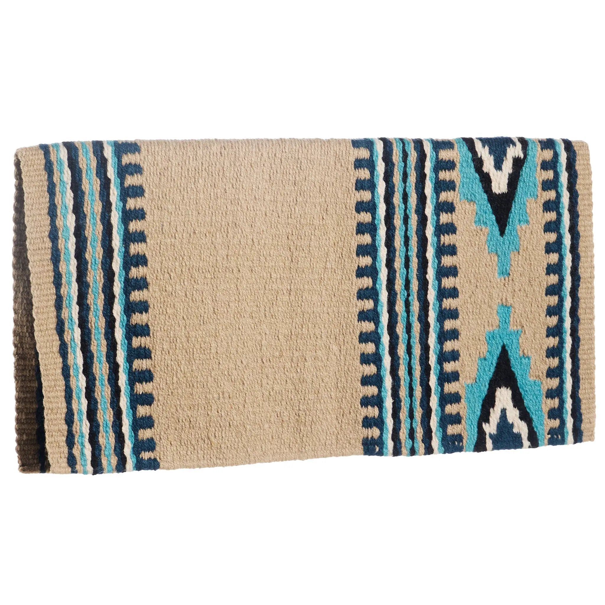 Mayatex Risen Saddle Blanket Silver Rose 34x36 100 Percent NZ Wool by Mayatex