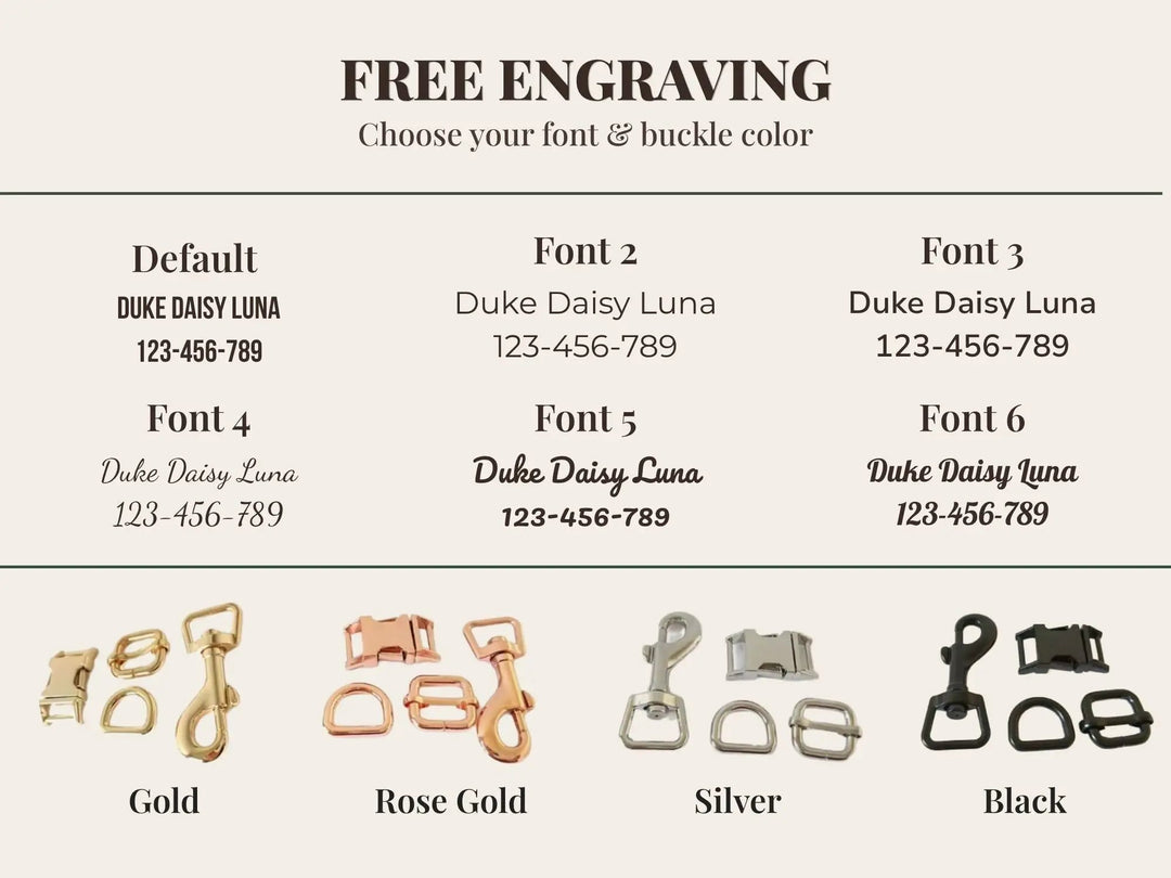 Wedding White Lace Set; personalized ID collars by For Animals, With Love; gold/rose gold/silver/black buckles