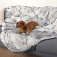 Gallery viewerに画像を読み込む, PupProtector Luxe Waterproof Faux Fur Blanket for dogs by Paw.com, Arctic Fox grey
