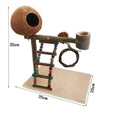 Charger l'image dans la visionneuse de la galerie, Premium Solid Wood Parrot Station Frame Training Bird Shelf Stand by Sell My Stuff
