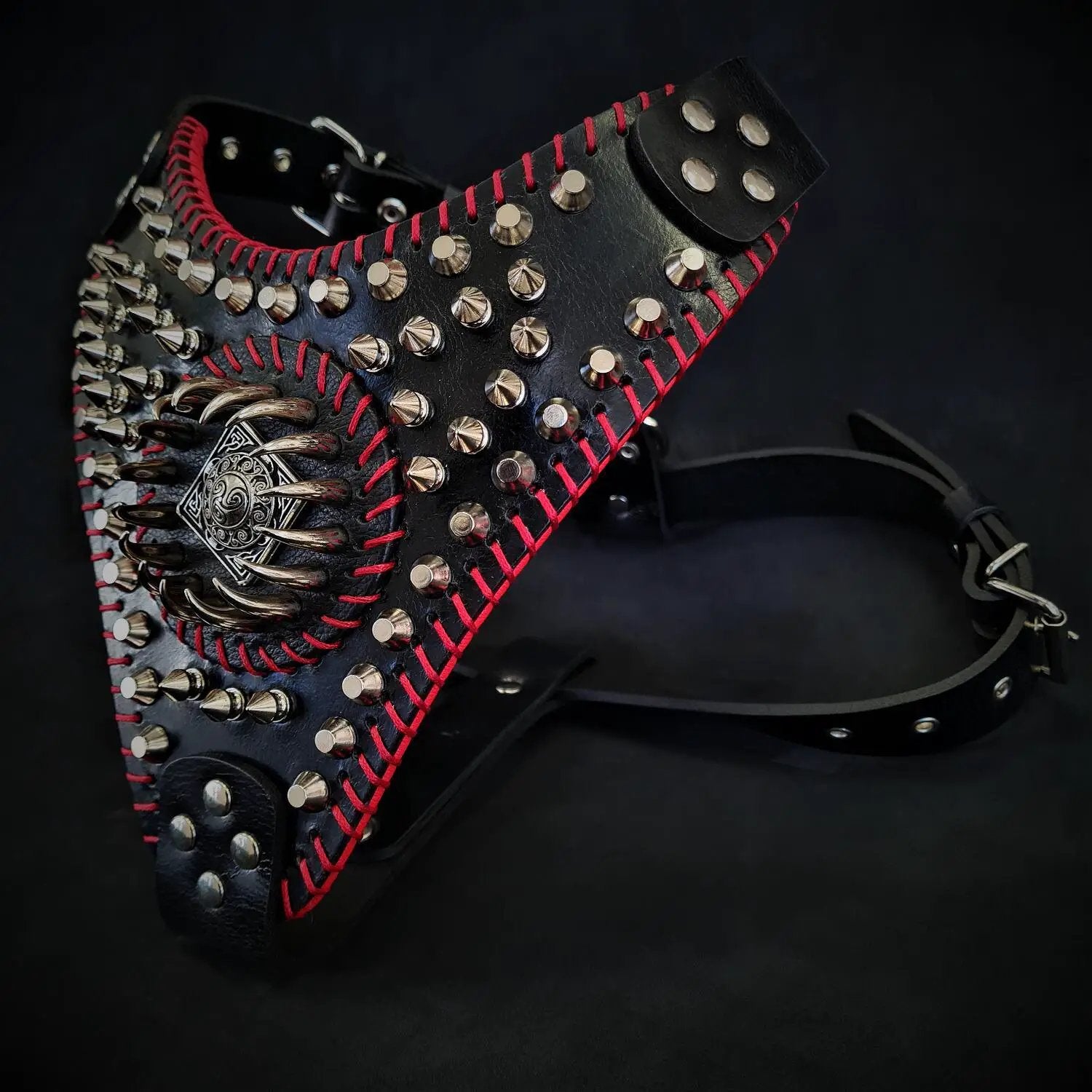 Handstitched "David" harness - Pet Collars & Harnesses from Bestia Dog Gear