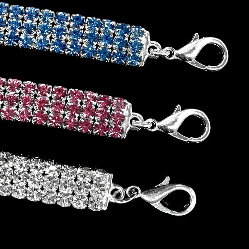 Bling Rhinestone Dog Collar Crystal Puppy Chihuahua Pet Dog Collars Leash For Small Medium Dogs Cats by My Store