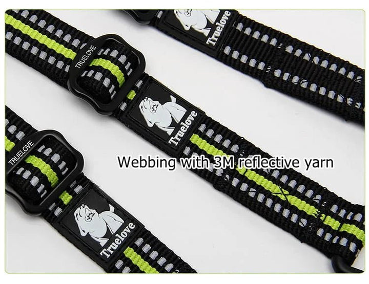 TrueLove Reflective Double Dog Leash Coupler TLL2371 – Black