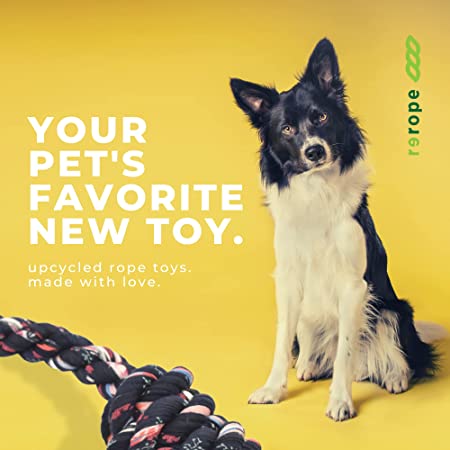 ReRope Barreled Upcycled Rope Dog Toy