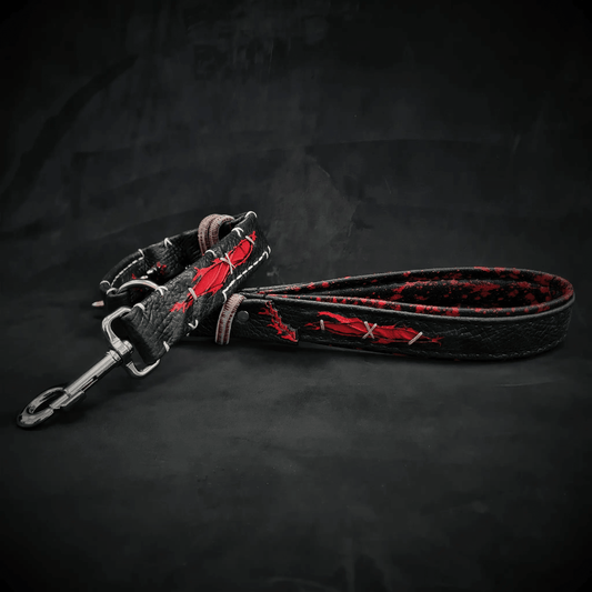 The ''Haunted'' leash - Pet Leashes from Bestia Dog Gear