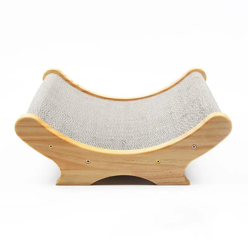 PurrLux U Shaped Cat Bed Scratcher Paw Grinder Multifunctional Corrugated Scratchpad Surface For Grooming by Sell My Stuff