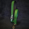 Bild in Galerie-Betrachter laden, The "Eros" collar 2.5 inch wide Green - Pet Collars & Harnesses from Bestia Dog Gear
