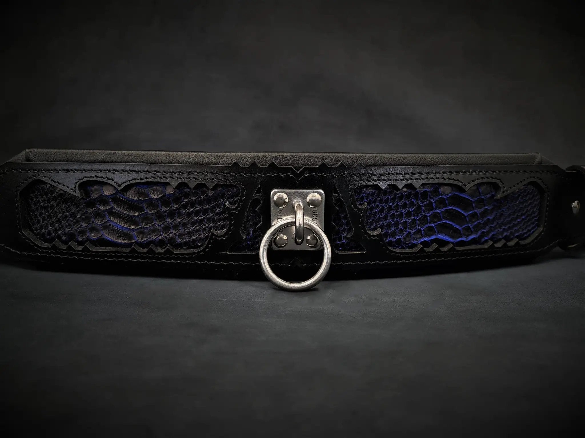 The ''Indigo'' collar - Pet Collars & Harnesses from Bestia Dog Gear