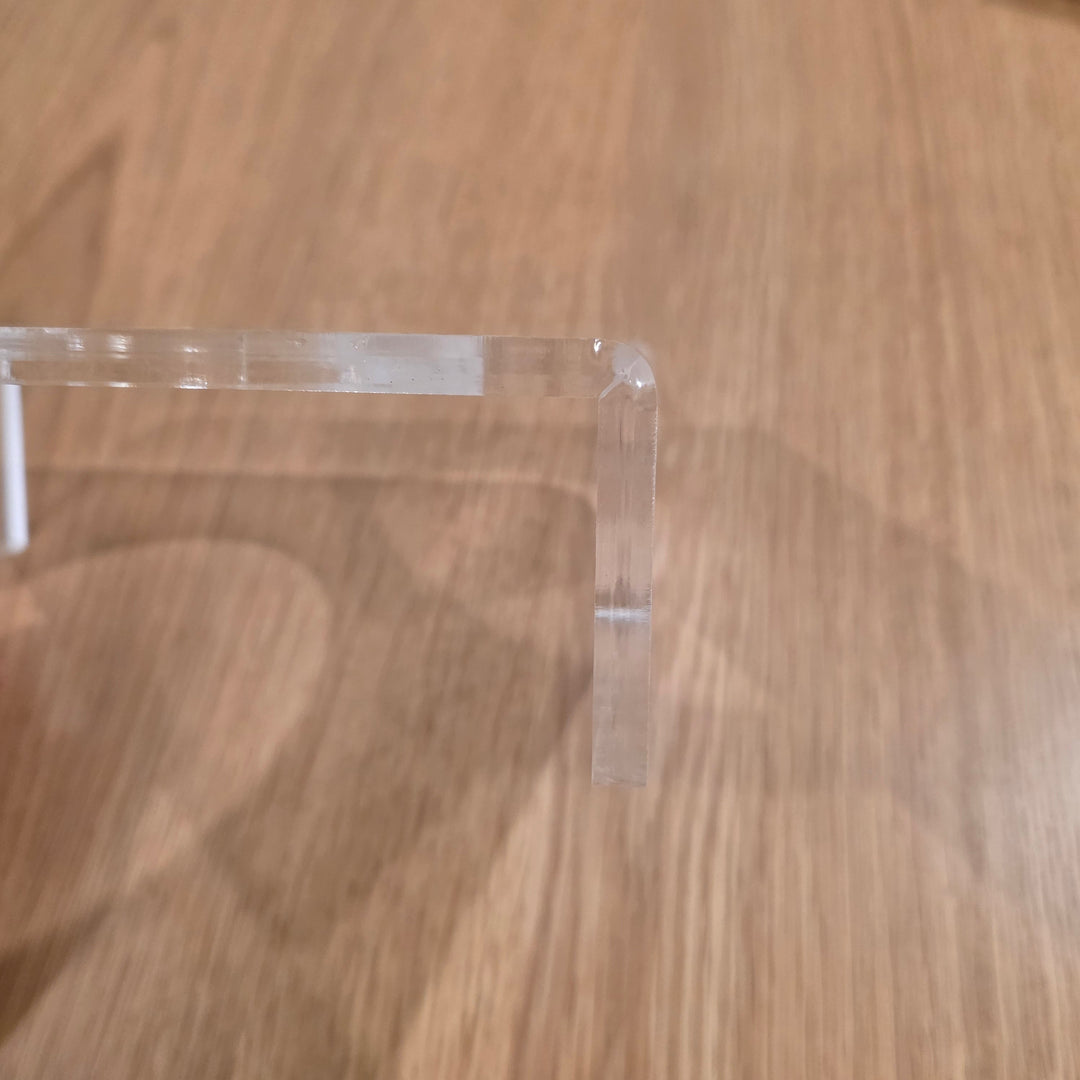Aevan Epoch Frosted Acrylic Pet Bowl Stand