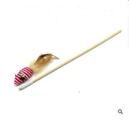 WoodCraft Interactive Cat Stick Toy Premium Solid Wood Handmade Hemp by Sell My Stuff