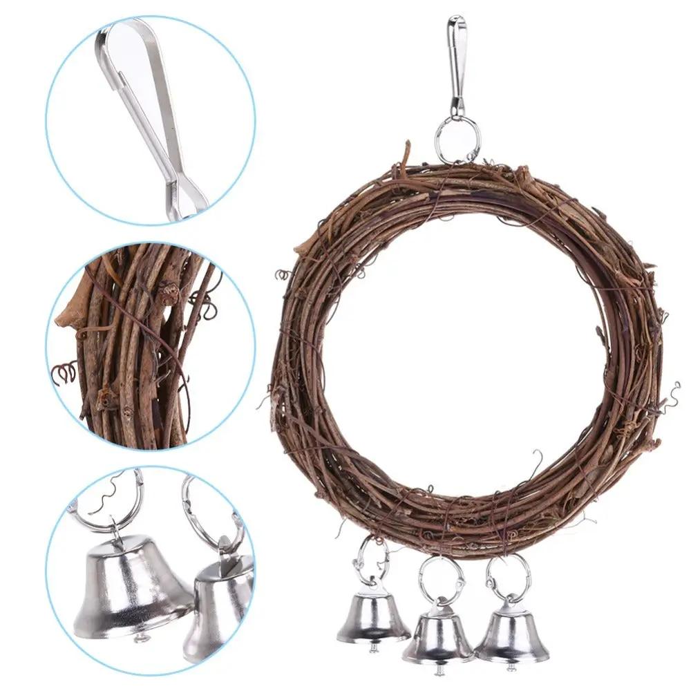 Artisan Natural Rattan Parrot Swing Garden Chair With Hooks by Sell My Stuff