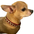 Gallery viewerに画像を読み込む, Gold Chain Velvet Collar - from Bark Fifth Avenue
