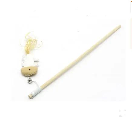 WoodCraft Interactive Cat Stick Toy Premium Solid Wood Handmade Hemp by Sell My Stuff
