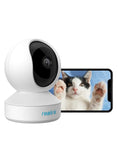 Load image into Gallery viewer, REOLINK Wireless Security Camera E1 3MP HD Plug-in Indoor WiFi Camera for Home Security Pan Tilt Baby Monitor/Pet Camera Night Vision Works with Alexa/Google Assistant (Renewed) - from For Animals, With Love
