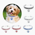 Gallery viewerに画像を読み込む, Pet Collar With Diamonds, Mixed-color Cat And Dog Supplies, Cat Claws, Elastic Cat And Dog Necklace Jewelry by My Store
