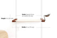 Charger l'image dans la visionneuse de la galerie, Dog Proof Cat Feeder wall-mounted raised cat hammock with wooden ends and metal bowl, Catastrophic Creations
