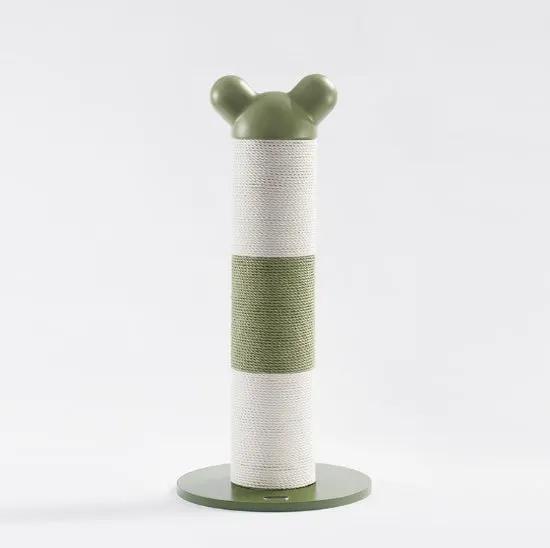 Green Durable Cat Scratching Post For Claw Sharpening And No Shedding by Pet Zen