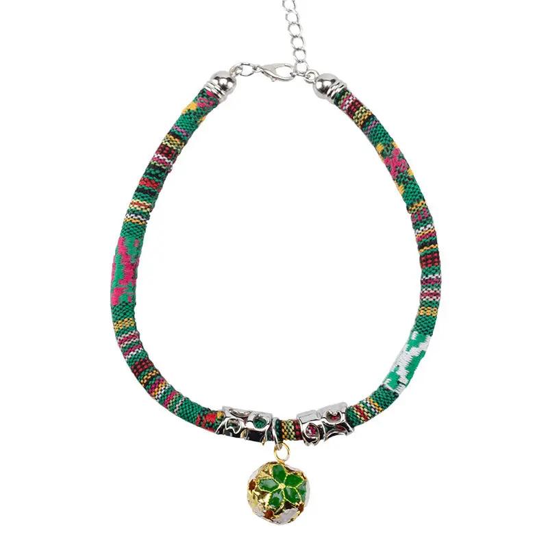 ethnic style Bell collar by My Store