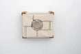 Gallery viewerに画像を読み込む, Enclosed cat bed wall cubby by Catastrophic Creations; beige fabric cube with round porthole and wood corners.
