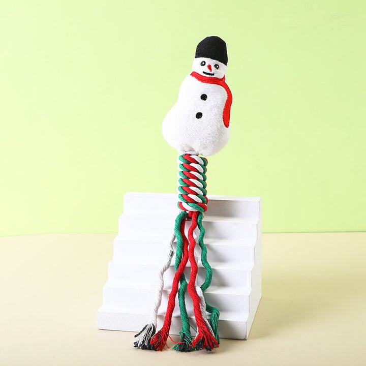 Christmas Rope Plush Dog Toys – photo 9