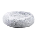Bild in Galerie-Betrachter laden, Mr. Peanut's OrthoPlush Pet Bed, gray two-tone donut-style bed, 23-inch diameter
