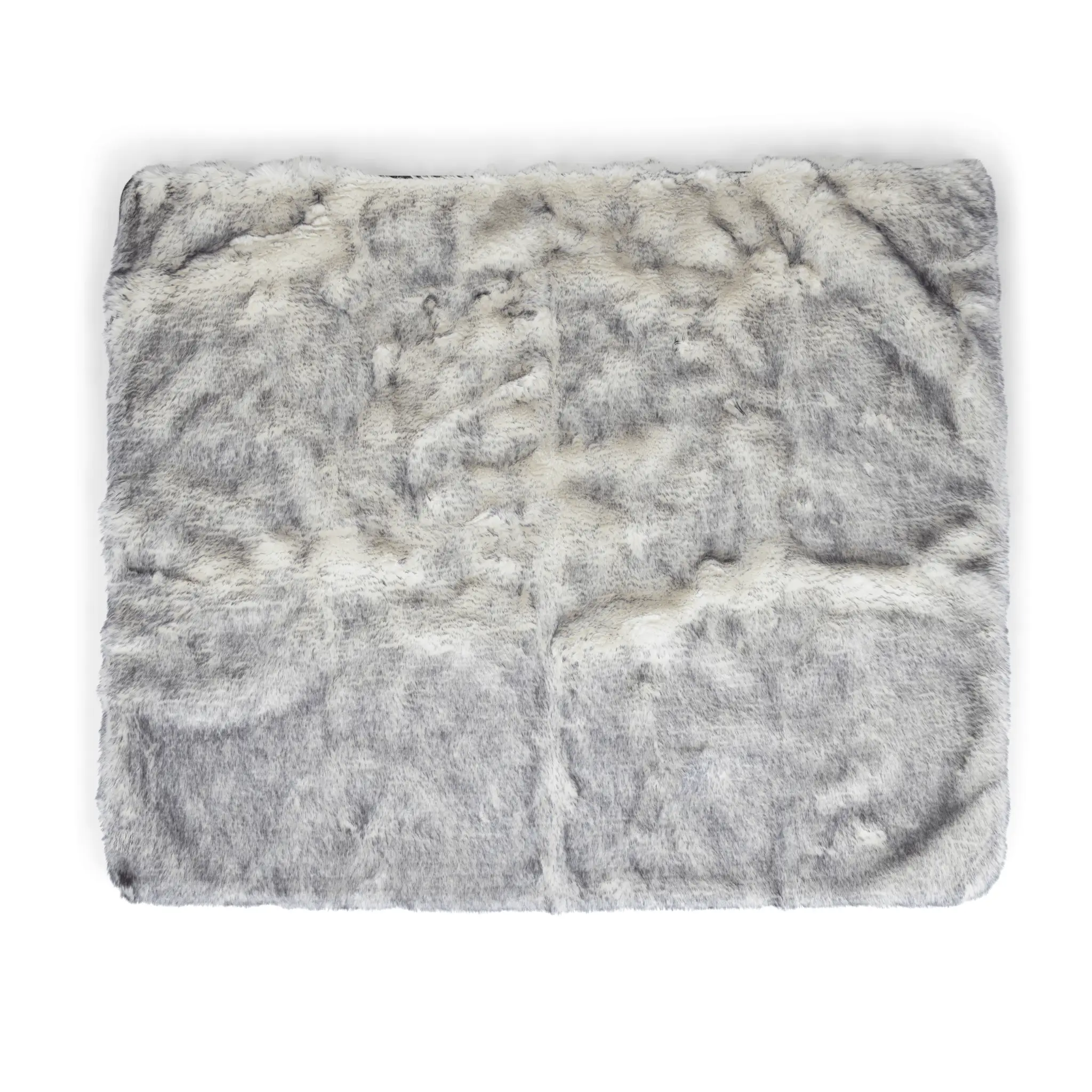 Dog blanket PupProtector Luxe Waterproof Faux Fur in Arctic Fox gray by Paw.com