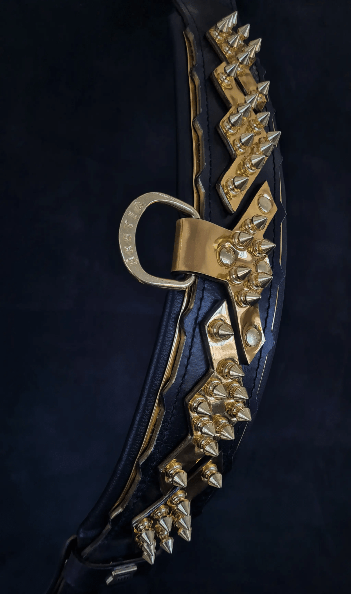 The ''Midas'' Collar Gold - Pet Collars & Harnesses from Bestia Dog Gear
