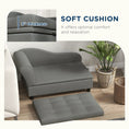 Charger l'image dans la visionneuse de la galerie, PawHut Pet Sofa Dog Couch Gray by HouseOfZazla
