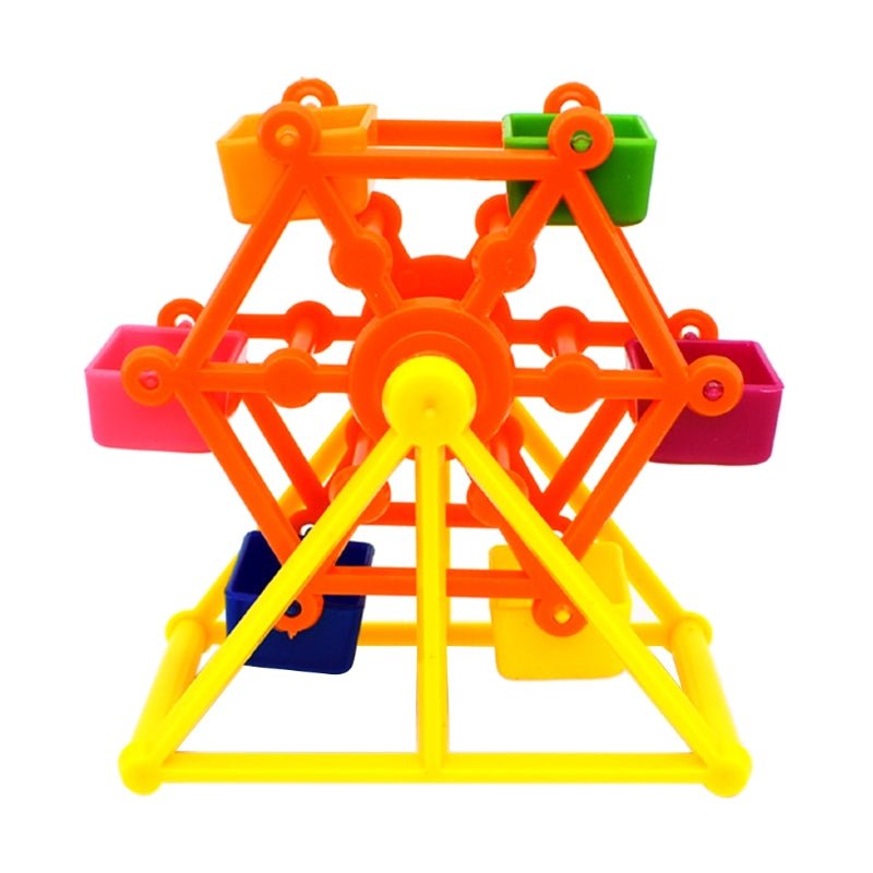 FeatherFun Colorful Windmill Parrot Foraging Toy by For Animals, With Love