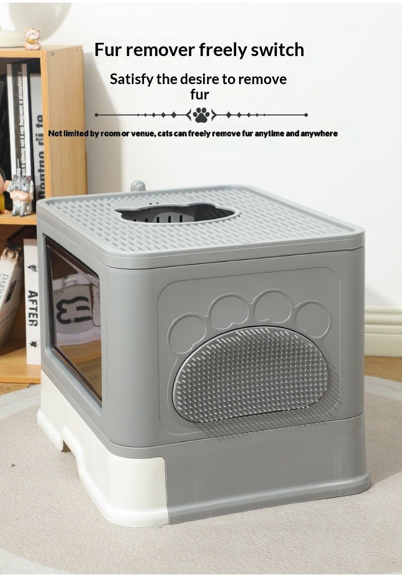 Removable side grooming panel