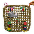 Gallery viewerに画像を読み込む, Premium Pure Natural Woven Straw Hanging Parrot Hammock Bed 30cm by Sell My Stuff
