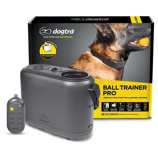 Dogtra Ball Trainer PRO Rechargeable 100-Yard Dual-Function Launcher/Dropper for Immediate Rewarding Training - from For Animals, With Love