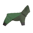 Load image into Gallery viewer, SOCKPET Spring Dog Rainproof Jacket, green olive coat with adjustable chest strap.
