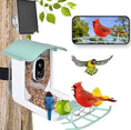 Carica l'immagine nel visualizzatore della galleria, High Quality Solar Powered Smart Bird Feeder with High Definition Camera and Mobile App Control by Anti Spier
