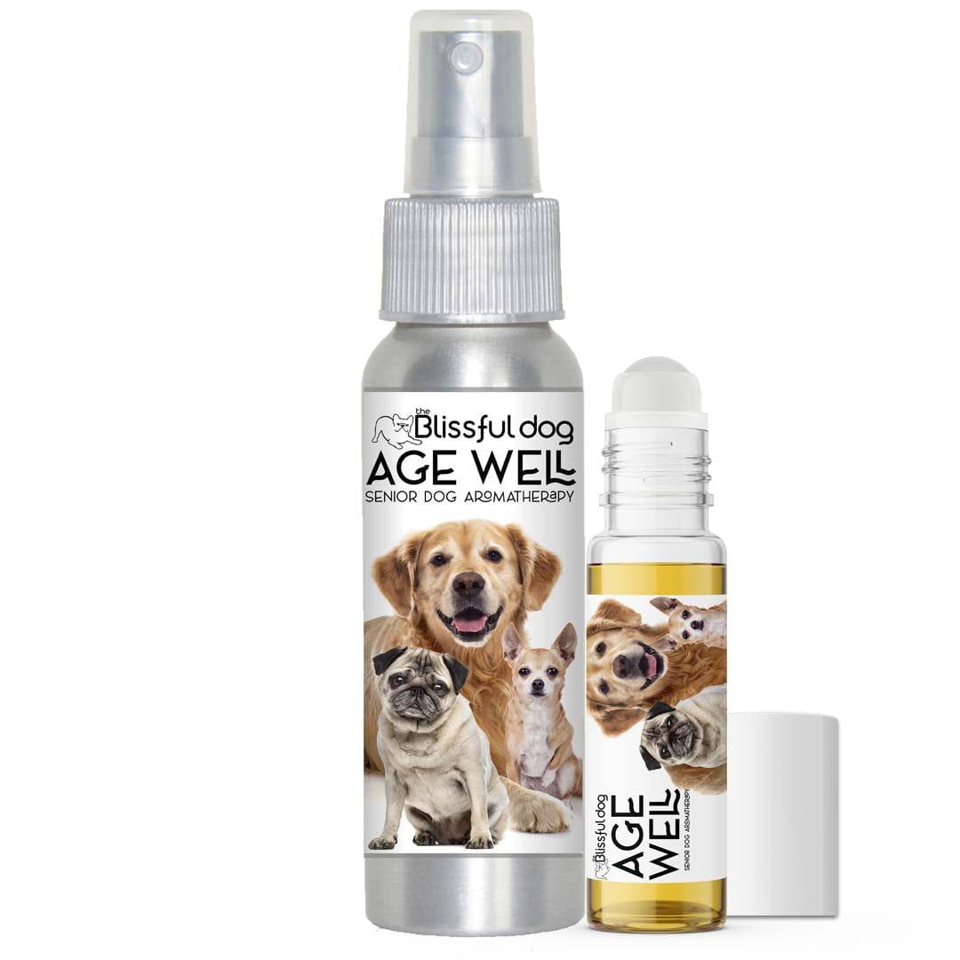 Age Well Dog Aromatherapy, 3 Old Friends Label