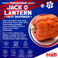 Load image into Gallery viewer, Jack O' Lantern Dog Toy - Durable Halloween Chew Toy for Large Dogs | USA Made
