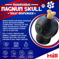 Cargar la imagen en la vista de la galería, Magnum Sugar Skull Dog Chew Toy & Treat Dispenser - USA Made | SodaPup
