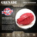 Bild in Galerie-Betrachter laden, USA K9 Grenade Shaped Durable Heavy Duty Dog Chew Toy Treat Dispenser In Magnum Black For Power Chewers by SodaPup/True Dogs, LLC
