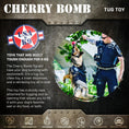 Bild in Galerie-Betrachter laden, USA-K9 Cherry Bomb Gummi-Hundekauspielzeug | K9-Hundeführer-Belohnungsspielzeug | Hergestellt in den USA

