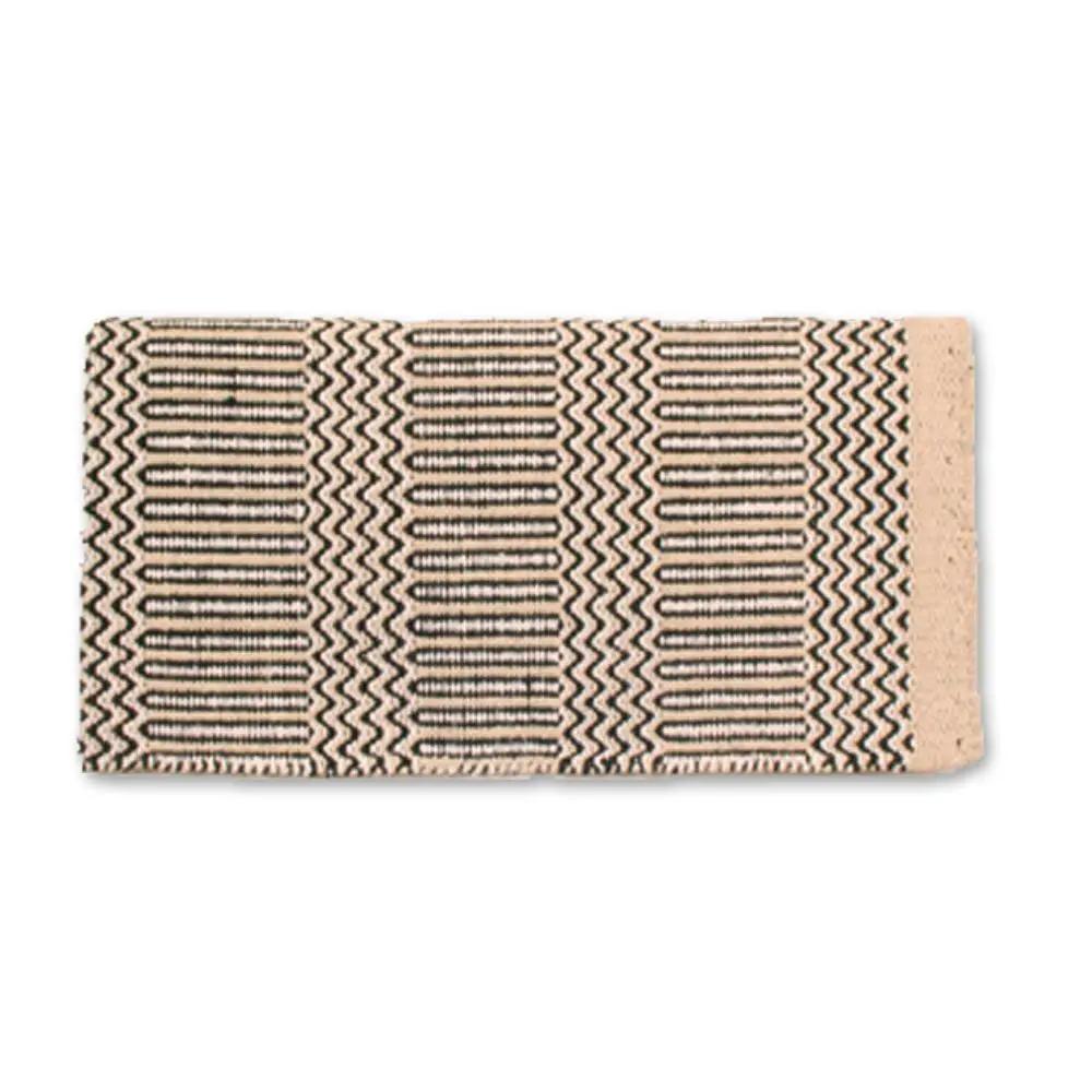 Mayatex Double Weave Saddle Blanket Sand 32x64 Acrylic Blend by Mayatex